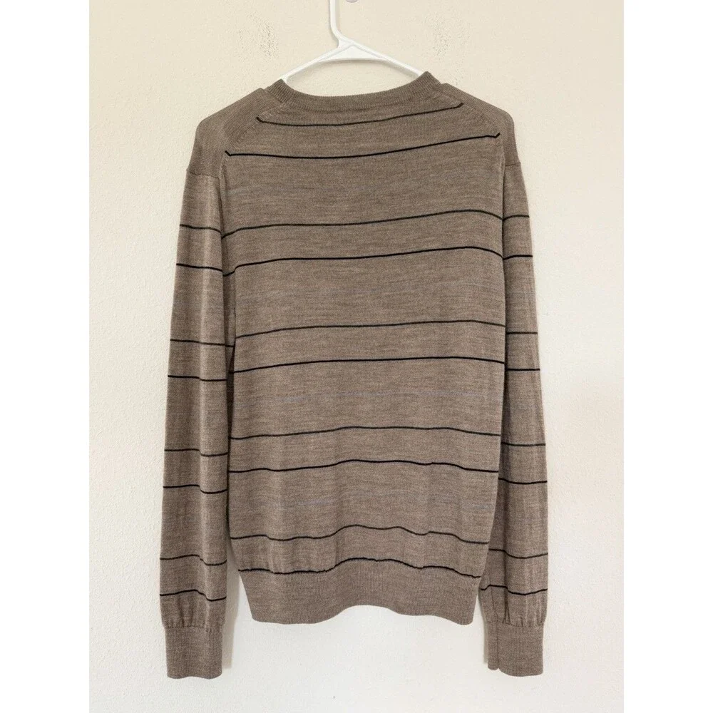 Banana Republic Men’s Sweater Merino Wool Old Size M Money Grandpacore Academia